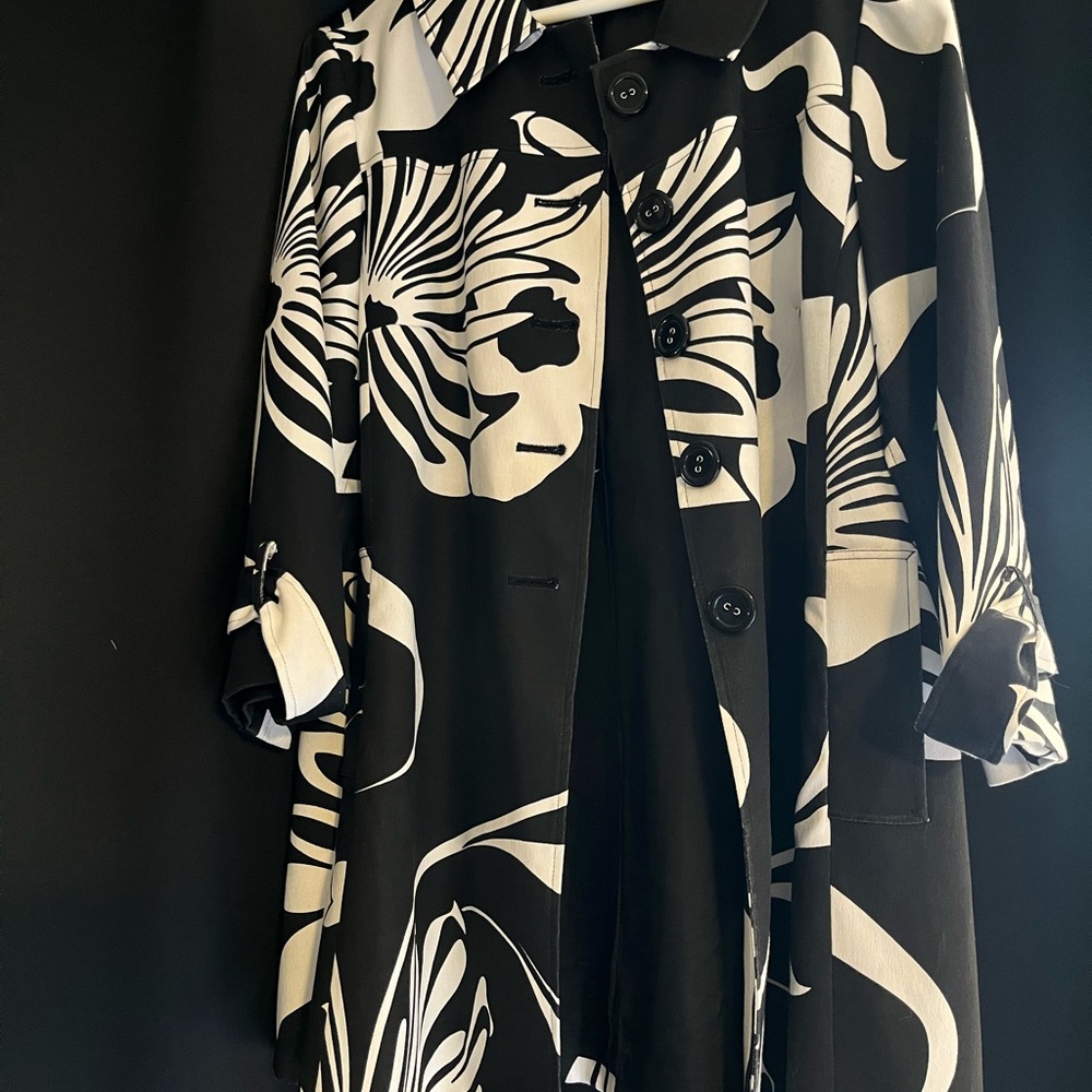 INC International Concepts Monochrome Patterned Jacket